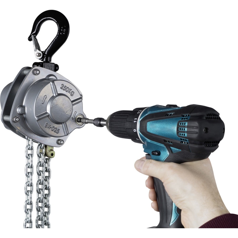 Číslo obrázka výrobku 2: PLANETA ručný reťazový kladkostroj PREMIUM PRO-E, TK 250 kg