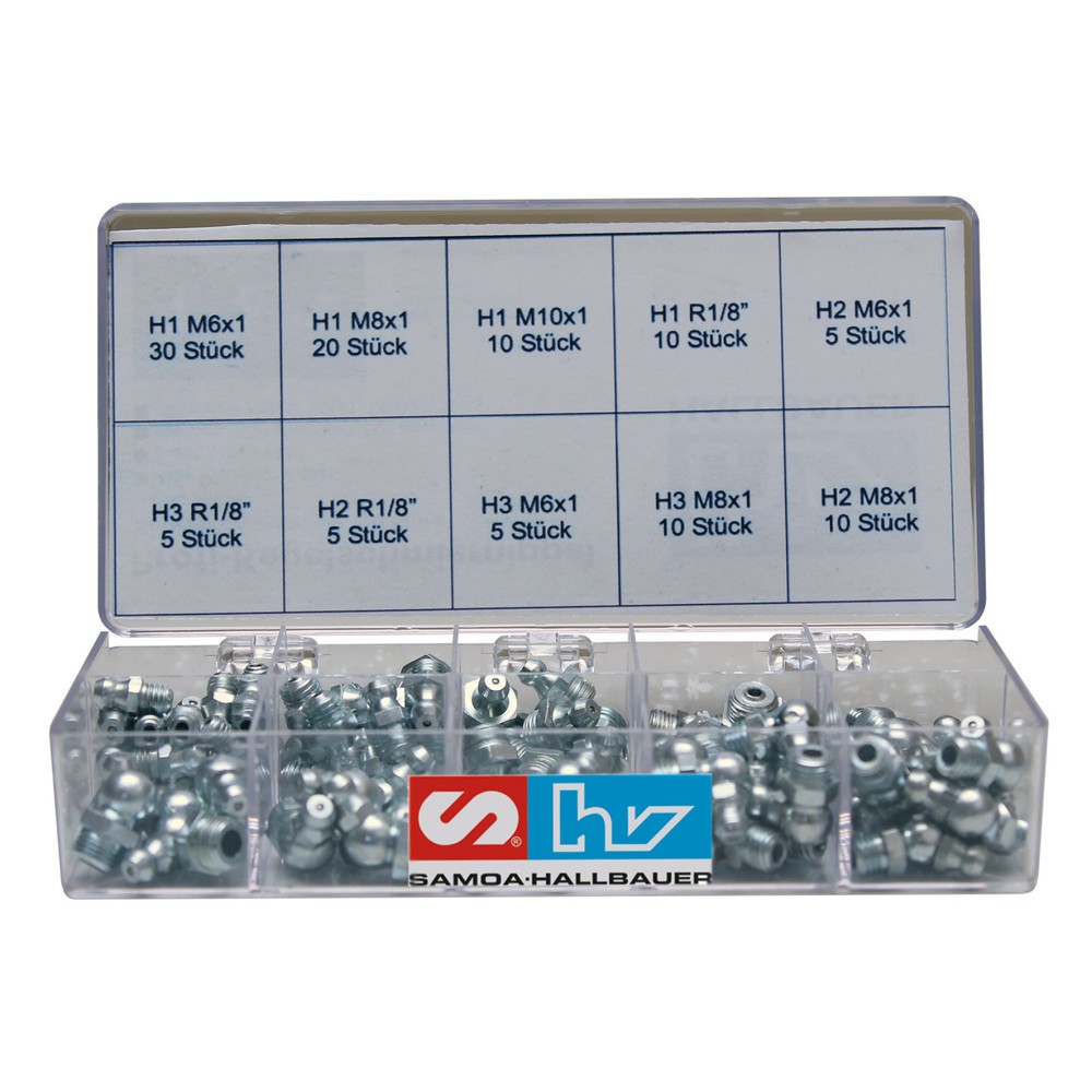 Product afbeelding: Smeernippelset SAMOA SSK, 110-delig