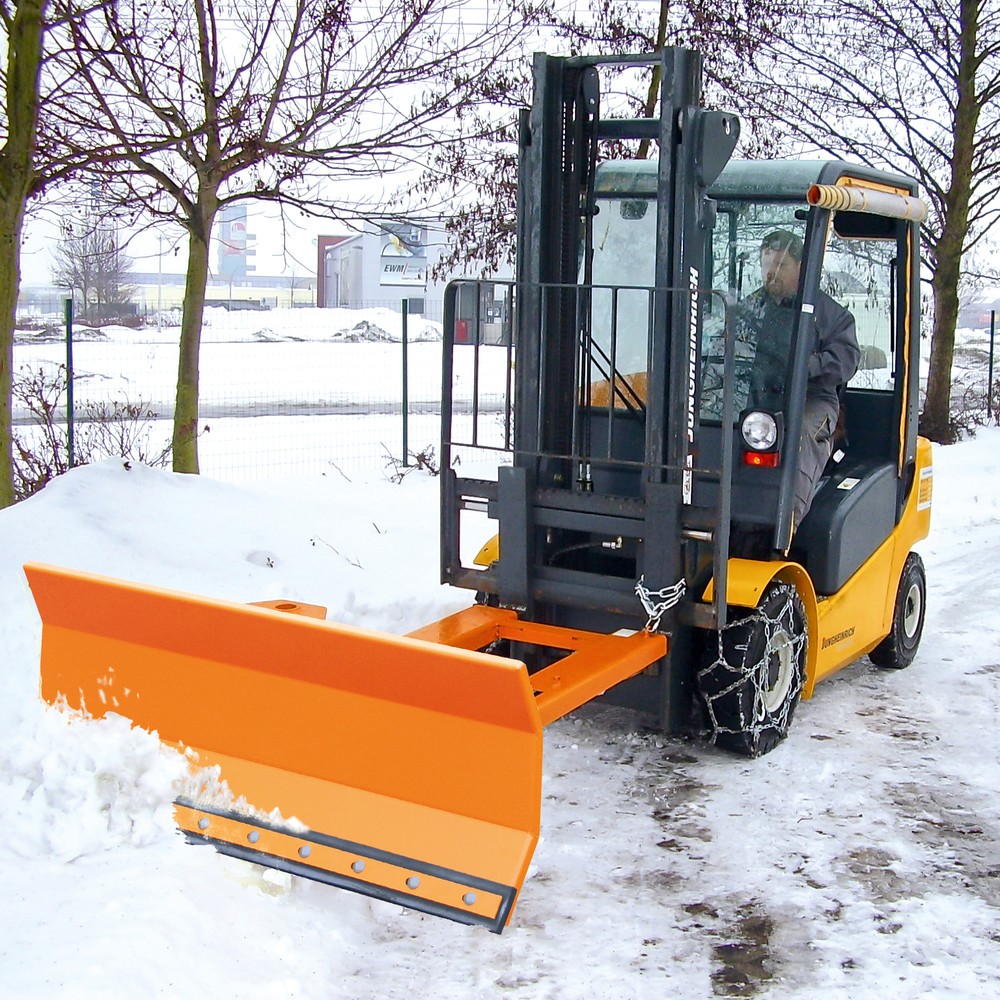 Číslo obrázku produktu 2: Bauer® Sněhová radlice pro vysokozdvižný vozík, pozink, šířka radlice 1500 mm