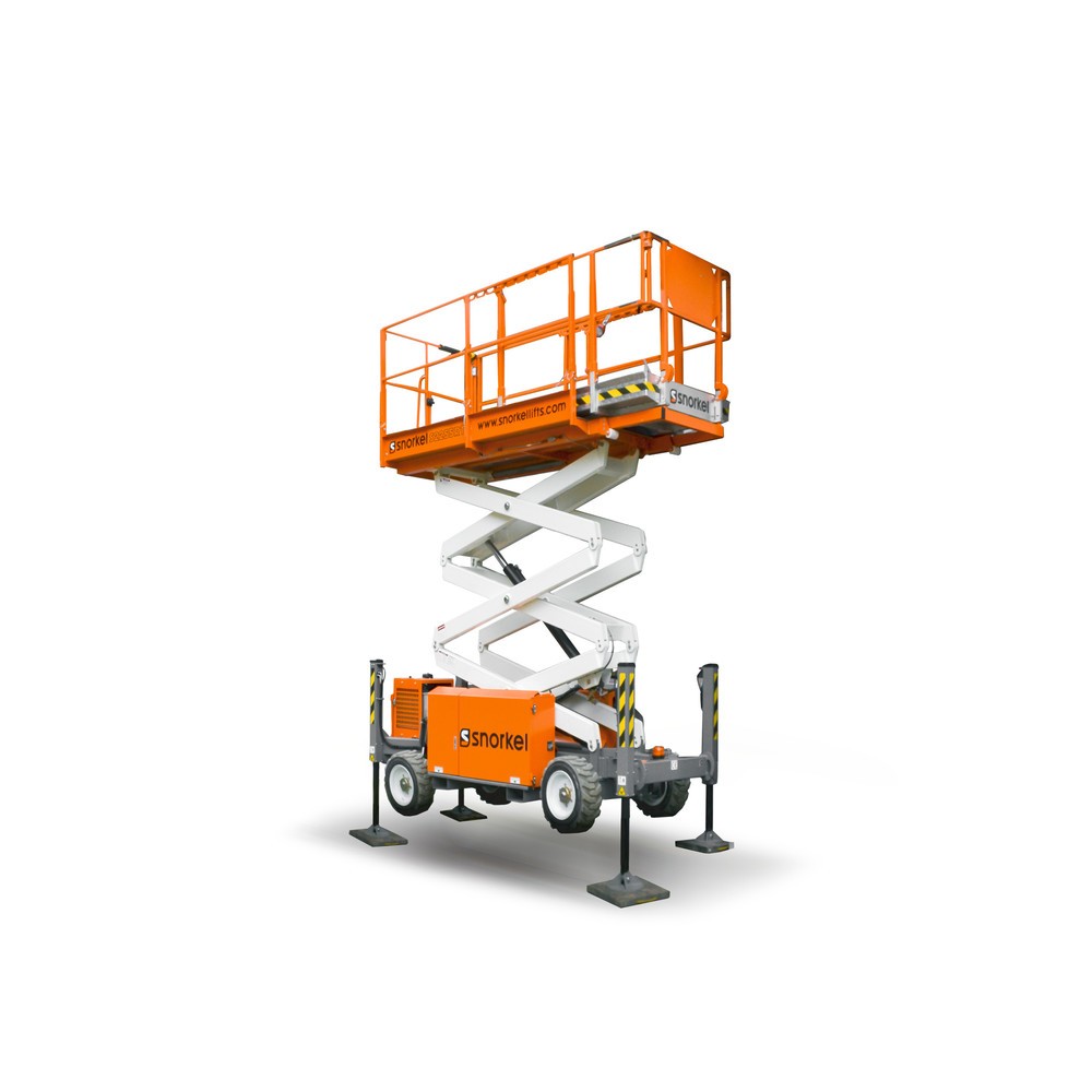 Produktabbildung: Snorkel Gelände-Scherenarbeitsbühne S2255BE, Tragkraft 420 kg, Arbeitshöhe 8,5 m