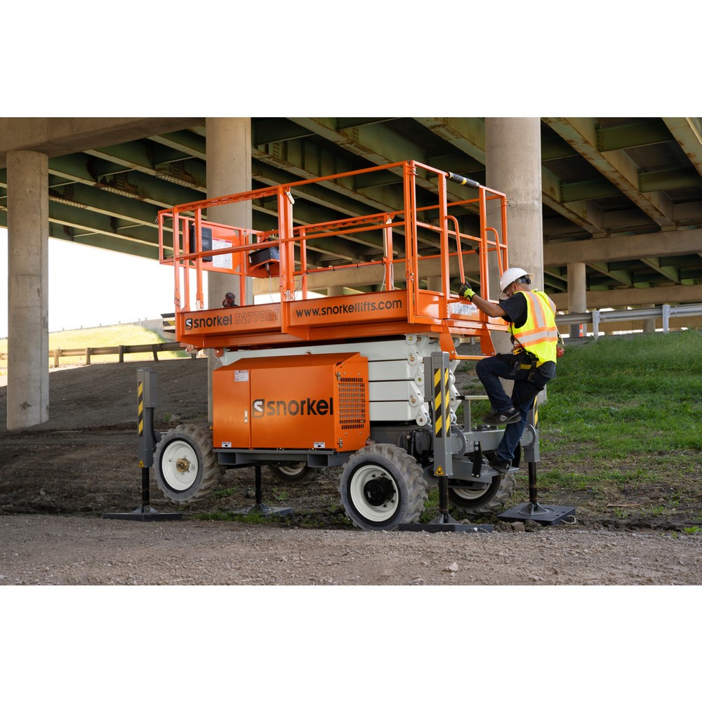 Produktabbildung Nr. 3: Snorkel Gelände-Scherenarbeitsbühne S2770RT, Tragkraft 580 kg, Arbeitshöhe 10,1 m