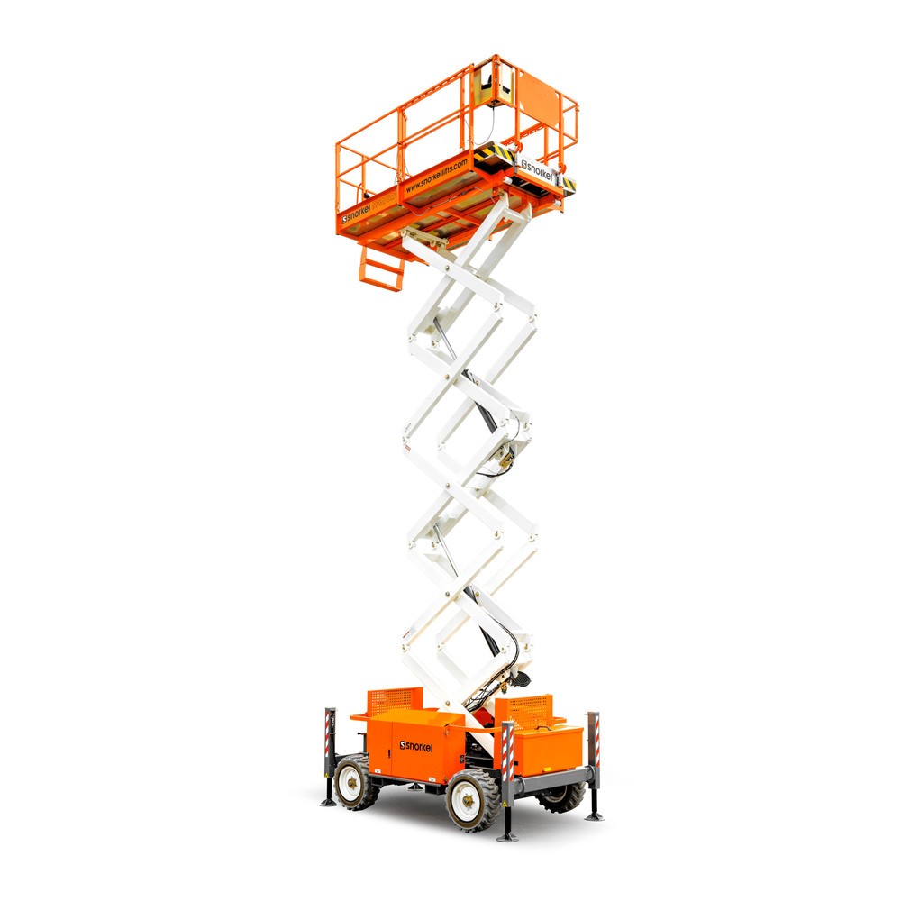 Produktabbildung: Snorkel Gelände-Scherenarbeitsbühne S3370RT, Tragkraft 454 kg, Arbeitshöhe 12 m