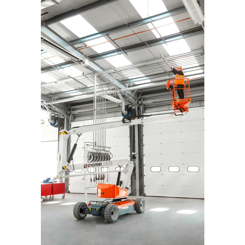 Produktabbildung Nr. 3: Snorkel Gelenk-Arbeitsbühne A38E, elektrisch verfahrbar, TK 215 kg, max. 13,5 m Arbeitshöhe, max. 6,1 m Reichweite