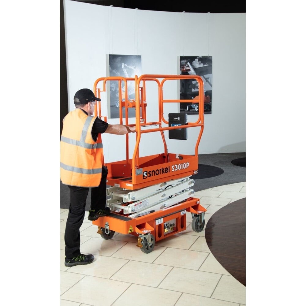 Produktabbildung Nr. 3: Snorkel Scherenarbeitsbühne S3010P, max. 5 m Arbeitshöhe