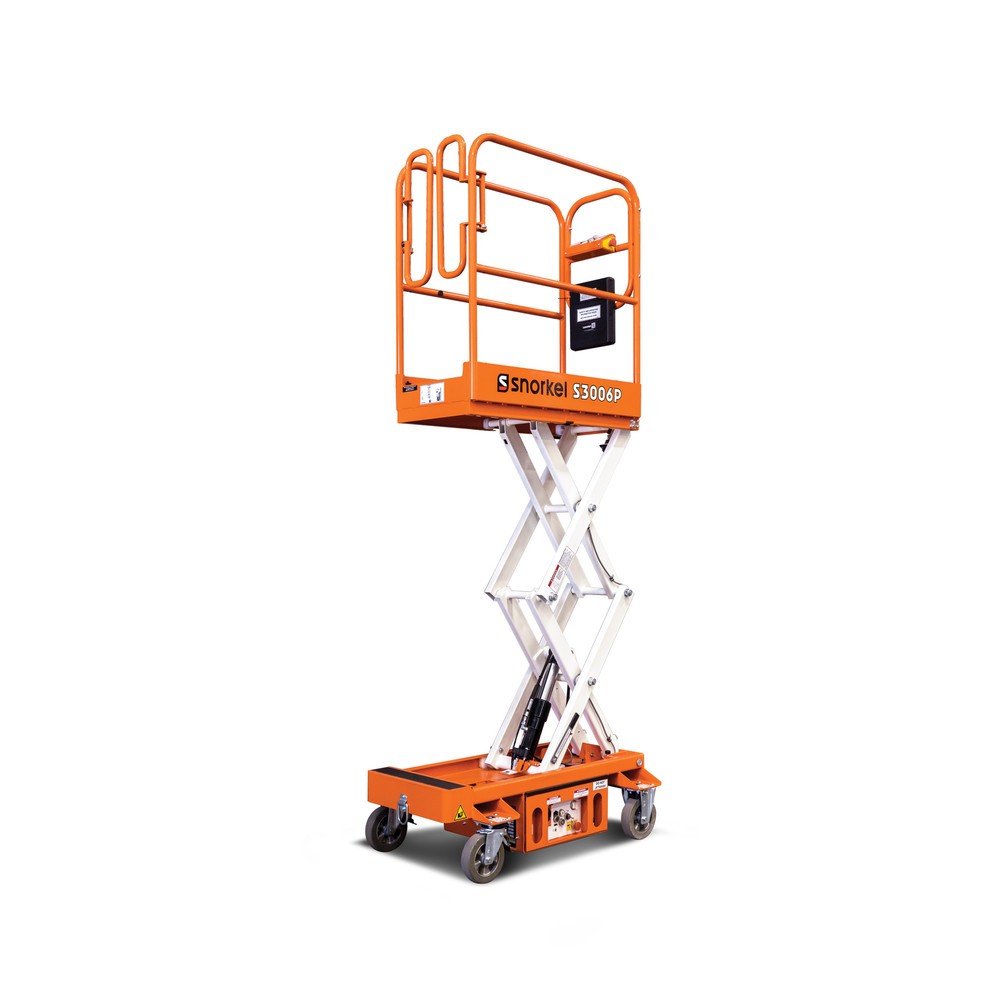 Produktabbildung: Snorkel Scherenarbeitsbühne S3006P, max. 4 m Arbeitshöhe