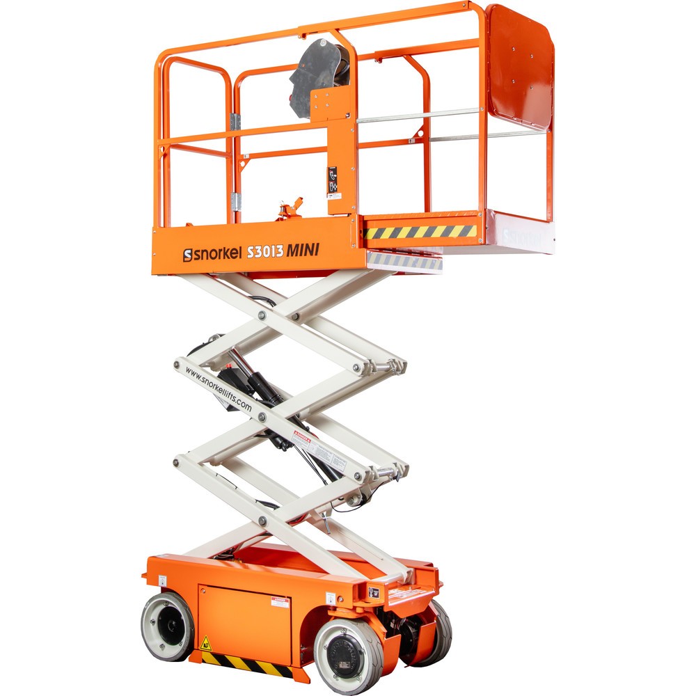 Produktabbildung Nr. 2: Snorkel Scherenarbeitsbühne S3013 Mini, Tragkraft 273 kg, Arbeitshöhe 5,96 m