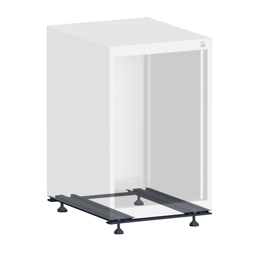 Illustration du produit: Socle avec compensation de niveau pour armoire à tiroirs bott cubio, lxP 650 x 650 mm