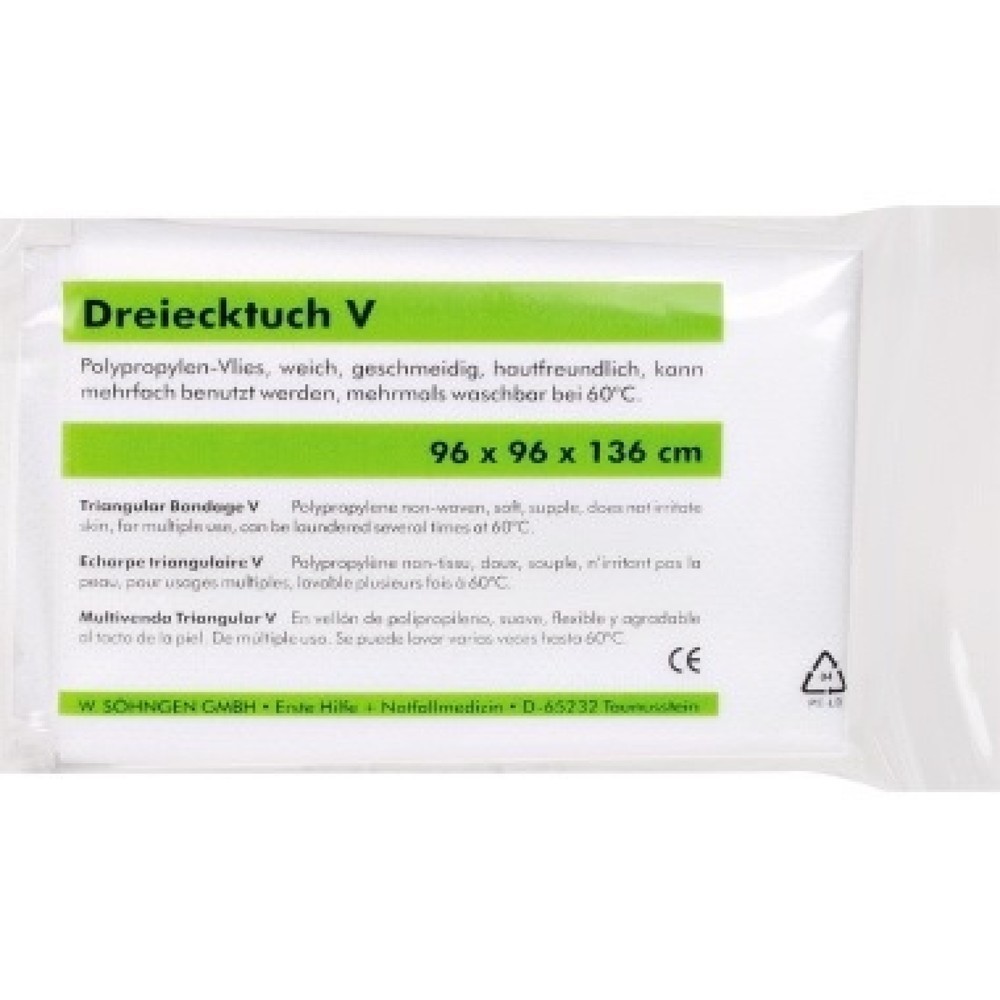 Produktabbildung: SÖHNGEN Dreiecktuch V 1010004 weiß