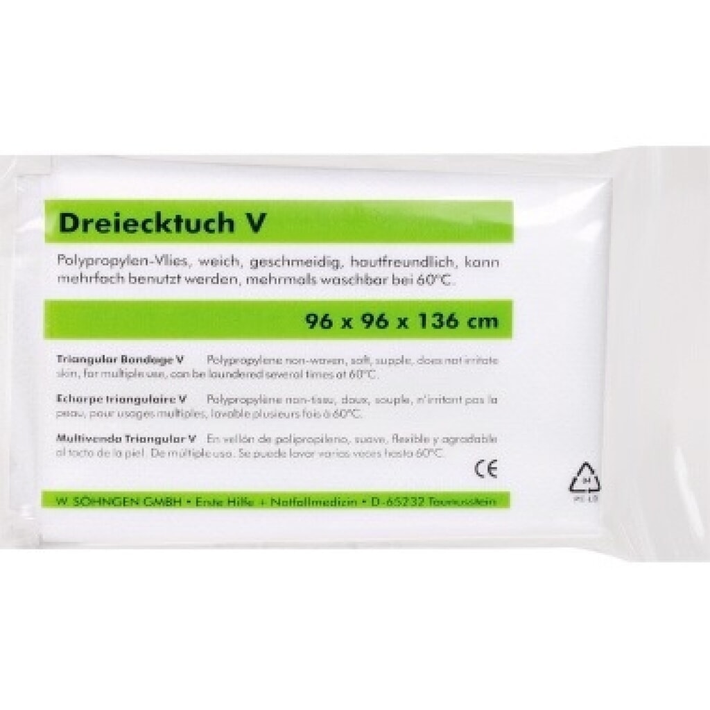 SÖHNGEN Dreiecktuch V 1010004 weiß Produktabbildung: SÖHNGEN Dreiecktuch V 1010004 weiß
