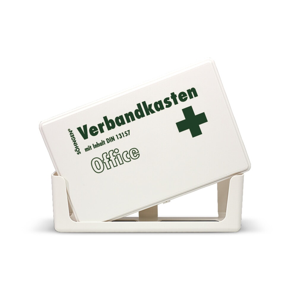 SÖHNGEN® Verbandkasten Office, mit Füllung DIN 13157 Produktabbildung: SÖHNGEN® Verbandkasten Office, mit Füllung DIN 13157