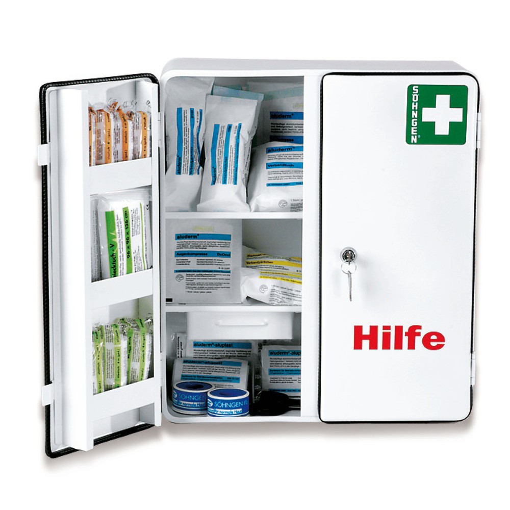 Produktabbildung: SÖHNGEN® Verbandschrank ROM, mit Füllung DIN 13169