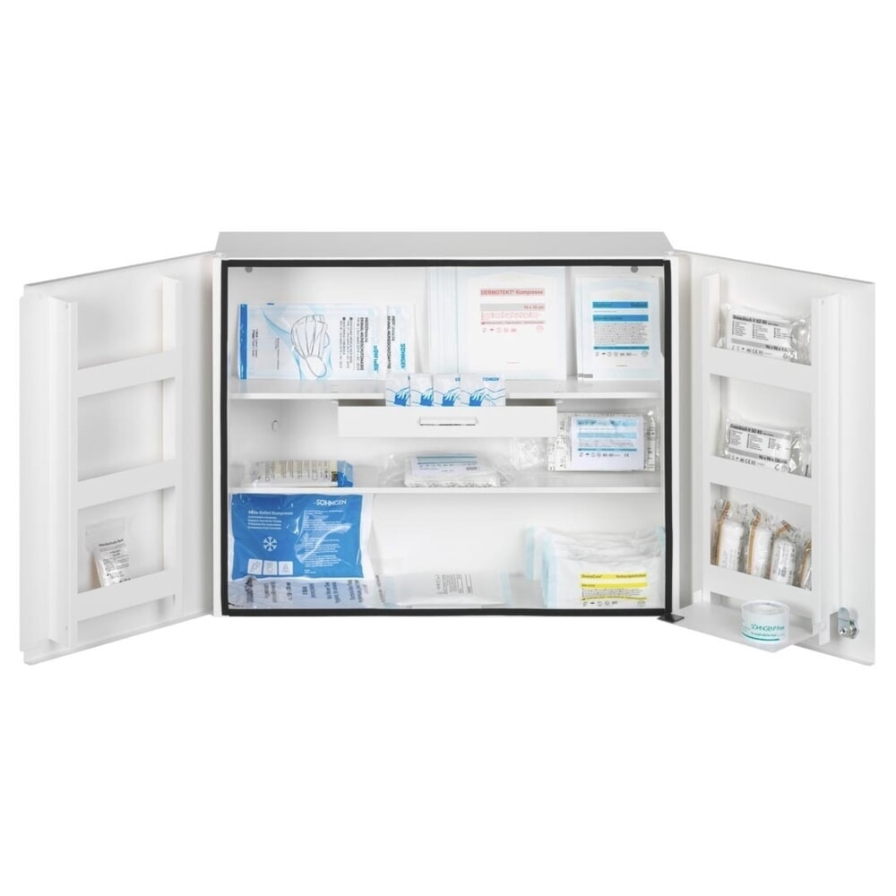 Produktabbildung: SÖHNGEN® Verbandschrank LONDON, mit Füllung DIN 13169
