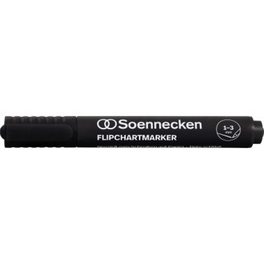 Produktabbildung: Soennecken Flipchartmarker 3078 schwarz
