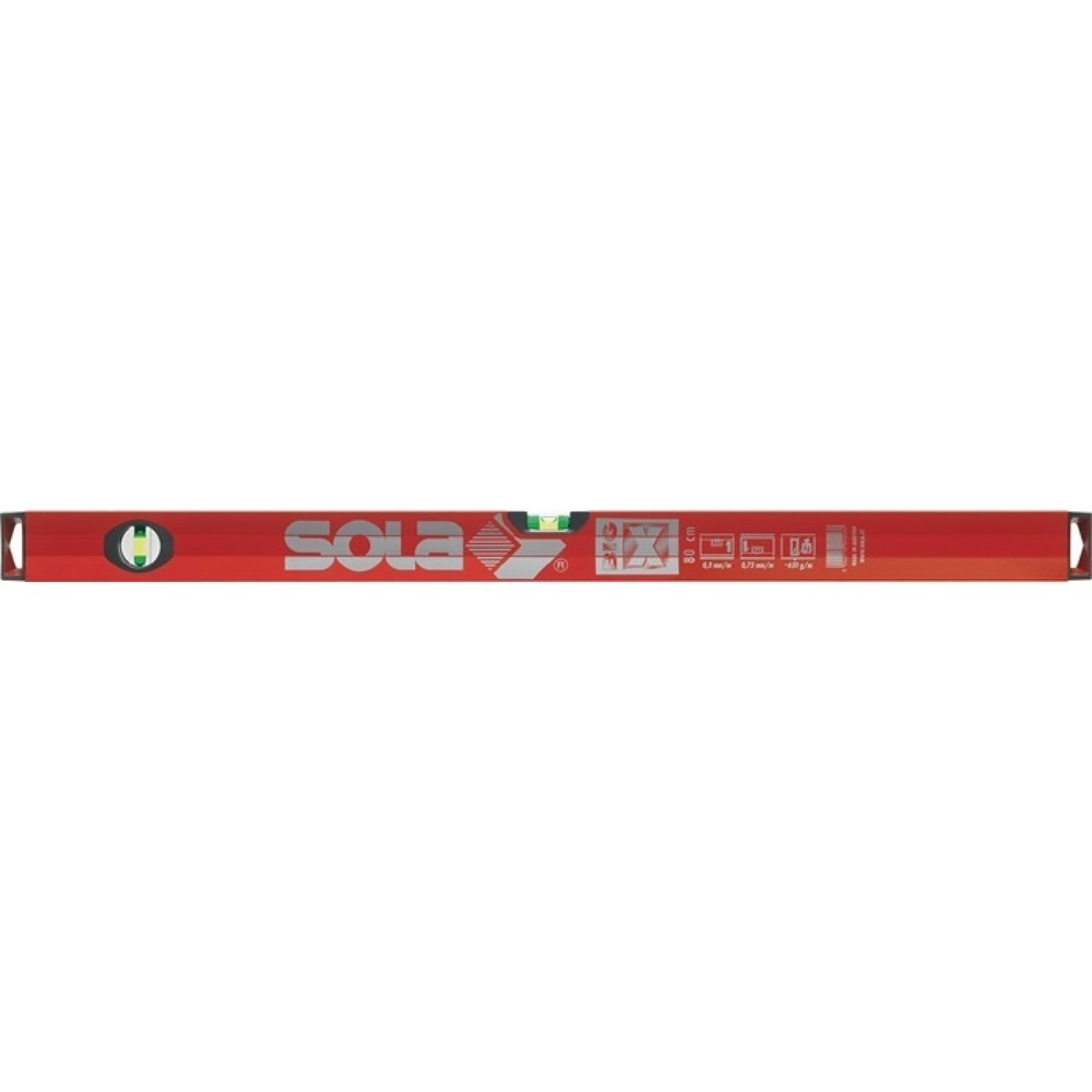Produktabbildung Nr. 1: SOLA Wasserwaage BIG X, 30 cm, Aluminium rot