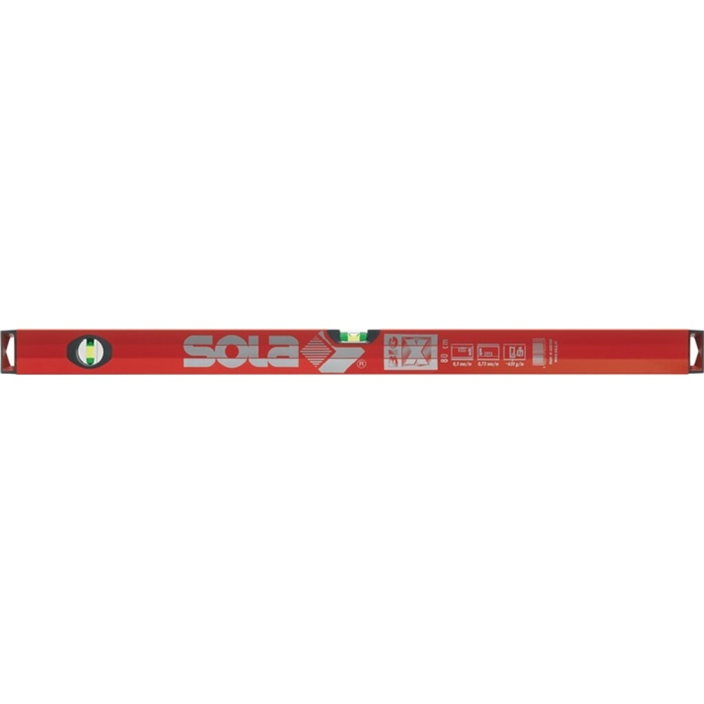 SOLA Wasserwaage BIG X 40cm Alu.rot ± 0,5mm/m Produktabbildung: SOLA Wasserwaage BIG X 40cm Alu.rot ± 0,5mm/m