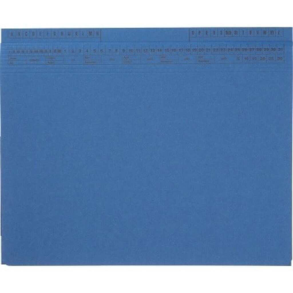 Produktabbildung: SoldanPlus Hängehefter CLASSIC 1417807 1Abheftvorr. Re/Li bl