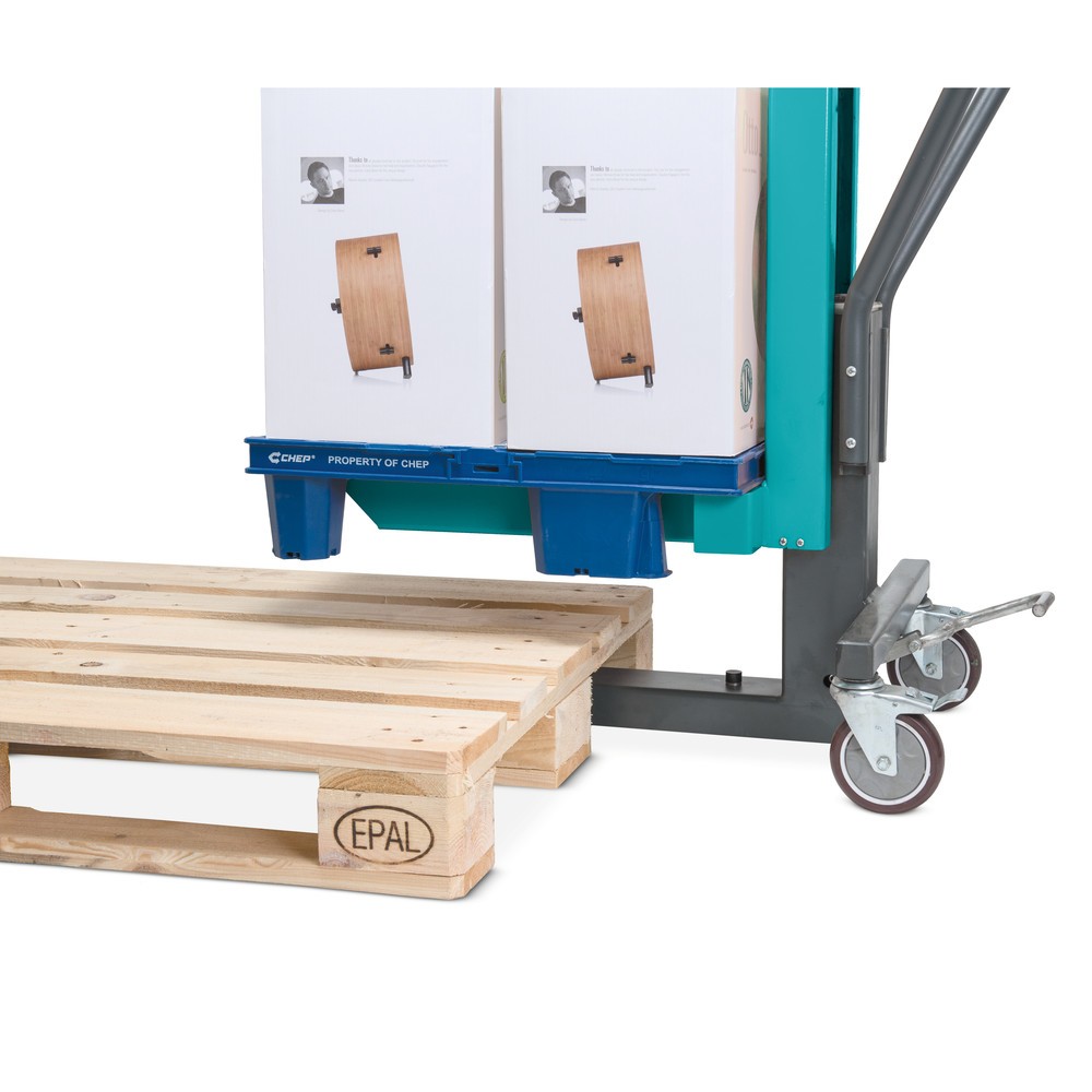 Immagine del prodotto n. 7: Sollevatore pallet espositivi Ameise®, RAL 5018 Blu turchese
