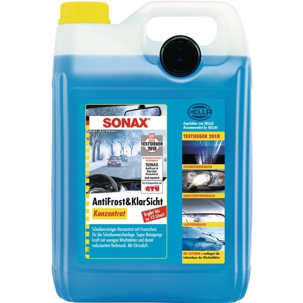 Produktabbildung: SONAX Scheibenreiniger AntiFrost+KlarSicht Konzentrat 5l Kanister