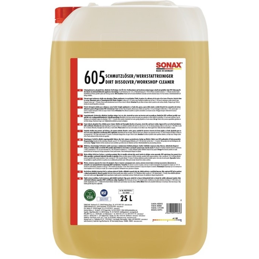 Produktabbildung: SONAX SchmutzLöser/WerkstattReiniger, ca. 1:20, 25 l