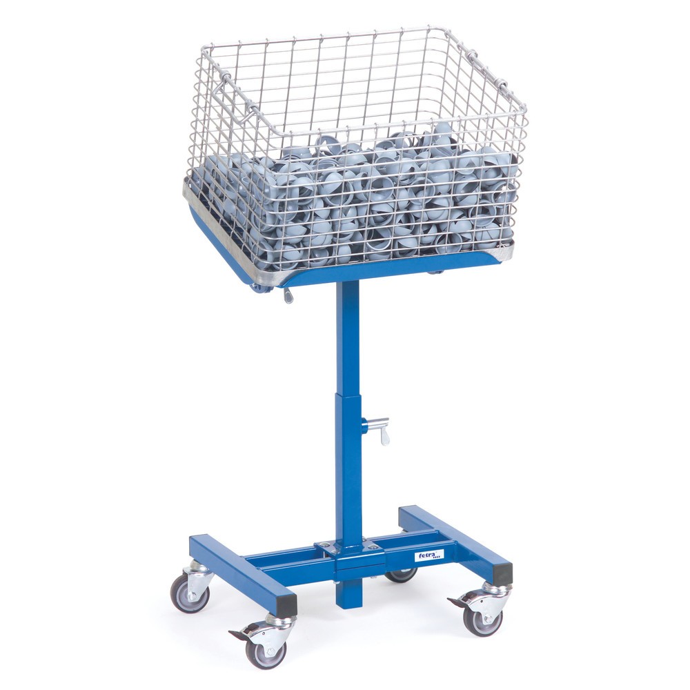Número de imagen del producto 3: Soporte de material fetra®, con ajuste de altura de construcción con cierre, altura de construcción 500-775 mm