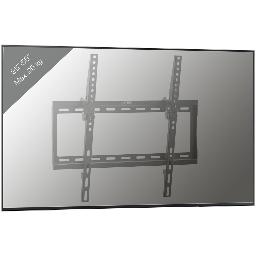 Número de imagen del producto 3: Soporte de pared VCM B-FN 400 inclinable, negro