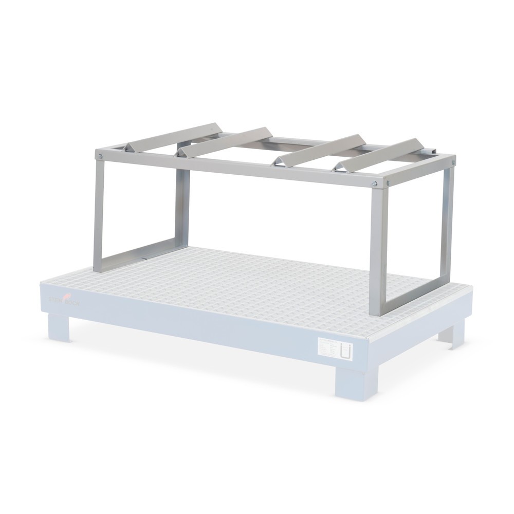 Imagen del producto: Estantería para barriles Bauer® Estantería de sustancias peligrosas, galvanizada en caliente, para 2 barriles