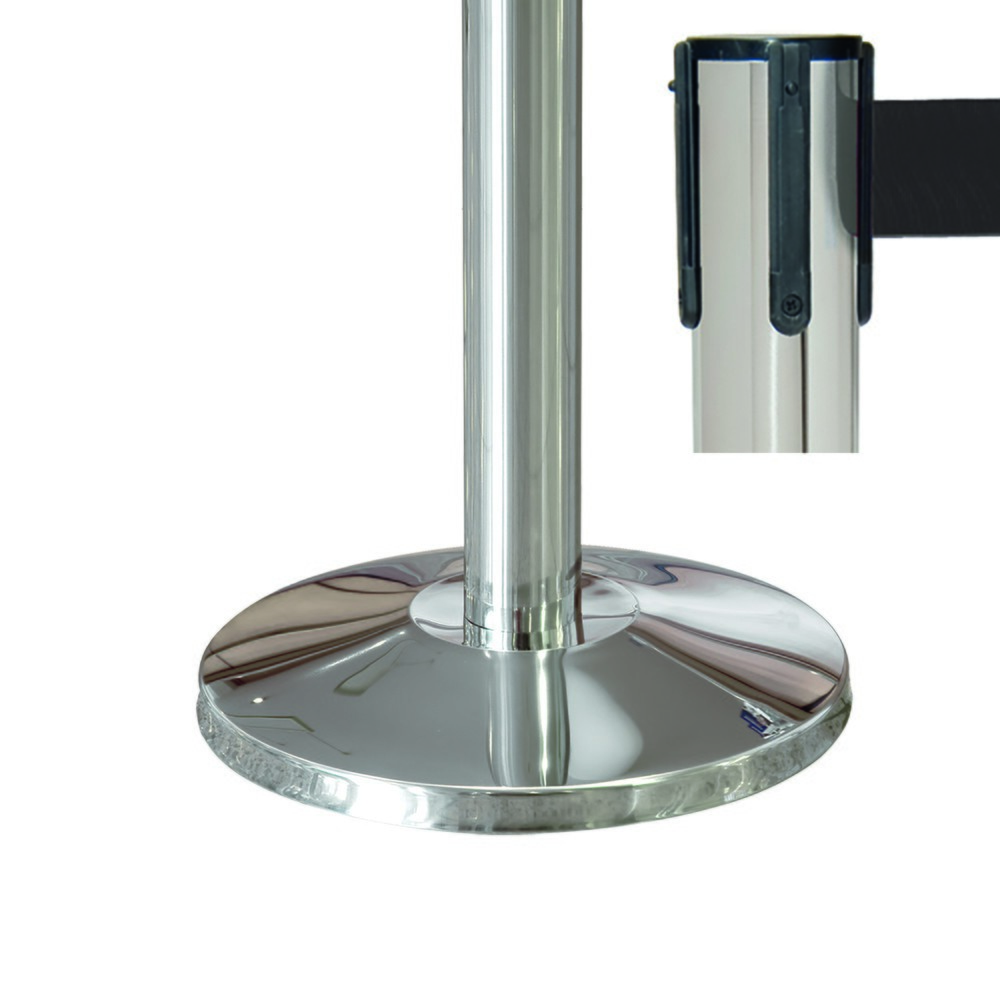 Número de imagen del producto 2: Soporte para cinturón de acero inoxidable MORION, longitud de la cinta|correa 2,5 m, negro