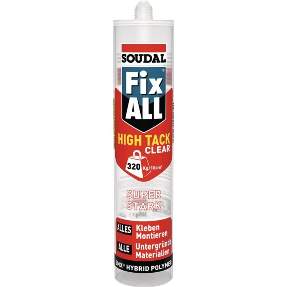 Produktabbildung Nr. 2: SOUDAL 1K-Hybrid-Polymer Fix All HT transp.305g Kartusche