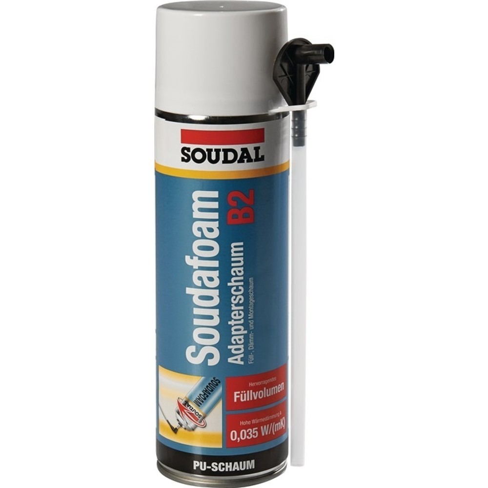 Produktabbildung: SOUDAL 1K-Montageschaum SOUDAFOAM 500 ml B2 champagner m.Einw.-Handsch.Dose