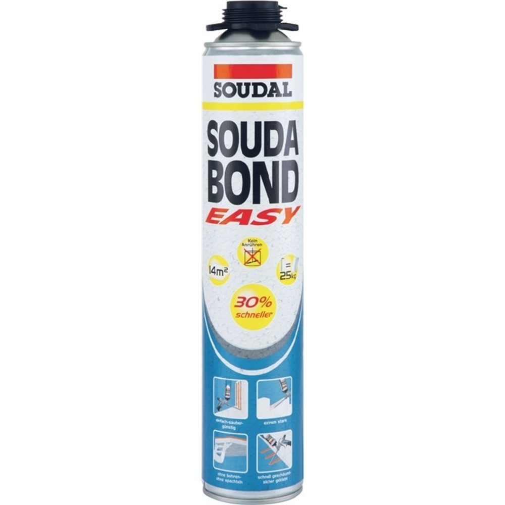 Produktabbildung: SOUDAL 1K PU-Klebstoff SOUDABOND EASY orange 800 ml Dose