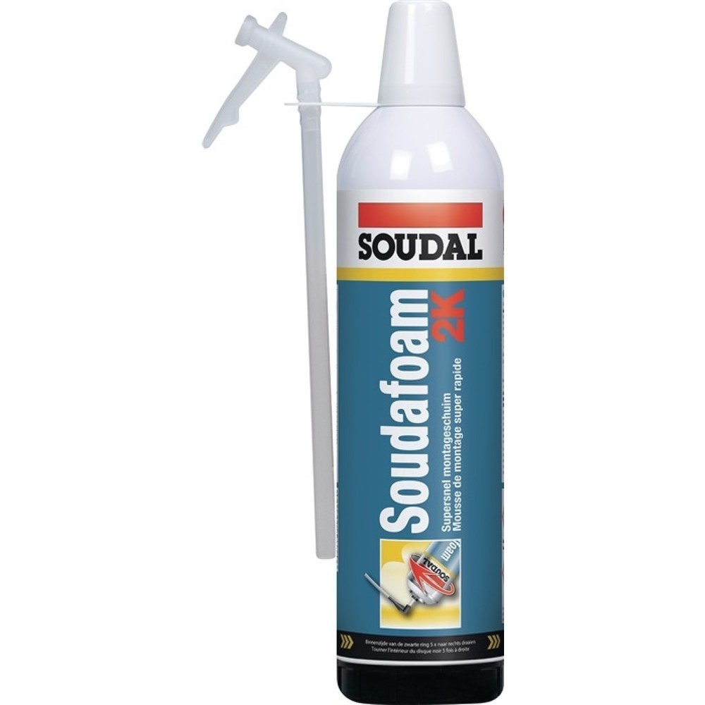 Produktabbildung: SOUDAL 2K-Türzargenschaum SOUDAFOAM 400 ml B2 grün m.Einw.-Handsch.Dose