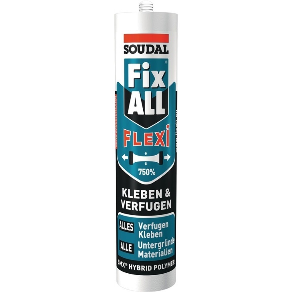 Produktabbildung: SOUDAL Kleb- u.Dichtstoff Fix All Flexi weiß 470g Kartusche