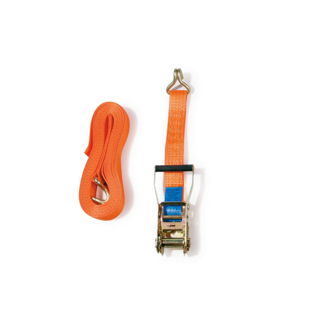Spann- und Zurrgurt, 50mm x 8m, Spitzhaken, Standardratsche 0,4m, 2000/4000 daN Produktabbildung: Spann- und Zurrgurt, 50mm x 8m, Spitzhaken, Standardratsche 0,4m, 2000/4000 daN