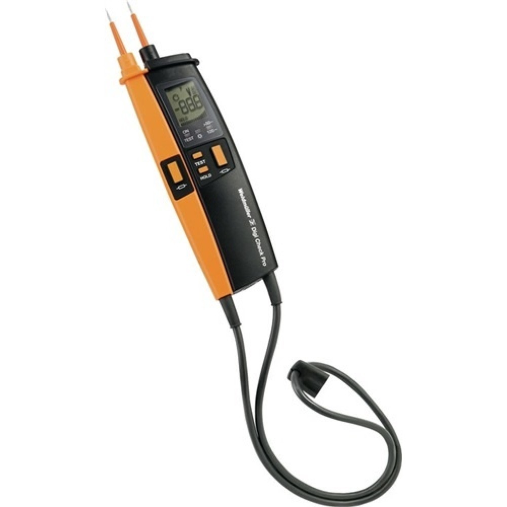 Produktabbildung: Spannungs-/Durchgangsprüfer 1 - 1000 V AC/DC Anzeige digital LCD VT Digi Pro