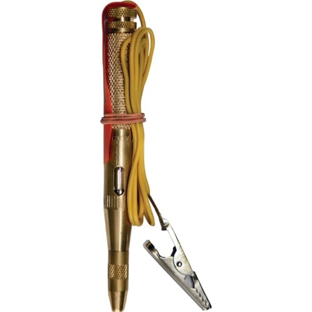 Spannungsprüfer 6 - 24 V DC m.Spitze/Kabel/Krokodielklemme Produktabbildung: Spannungsprüfer 6 - 24 V DC m.Spitze/Kabel/Krokodielklemme