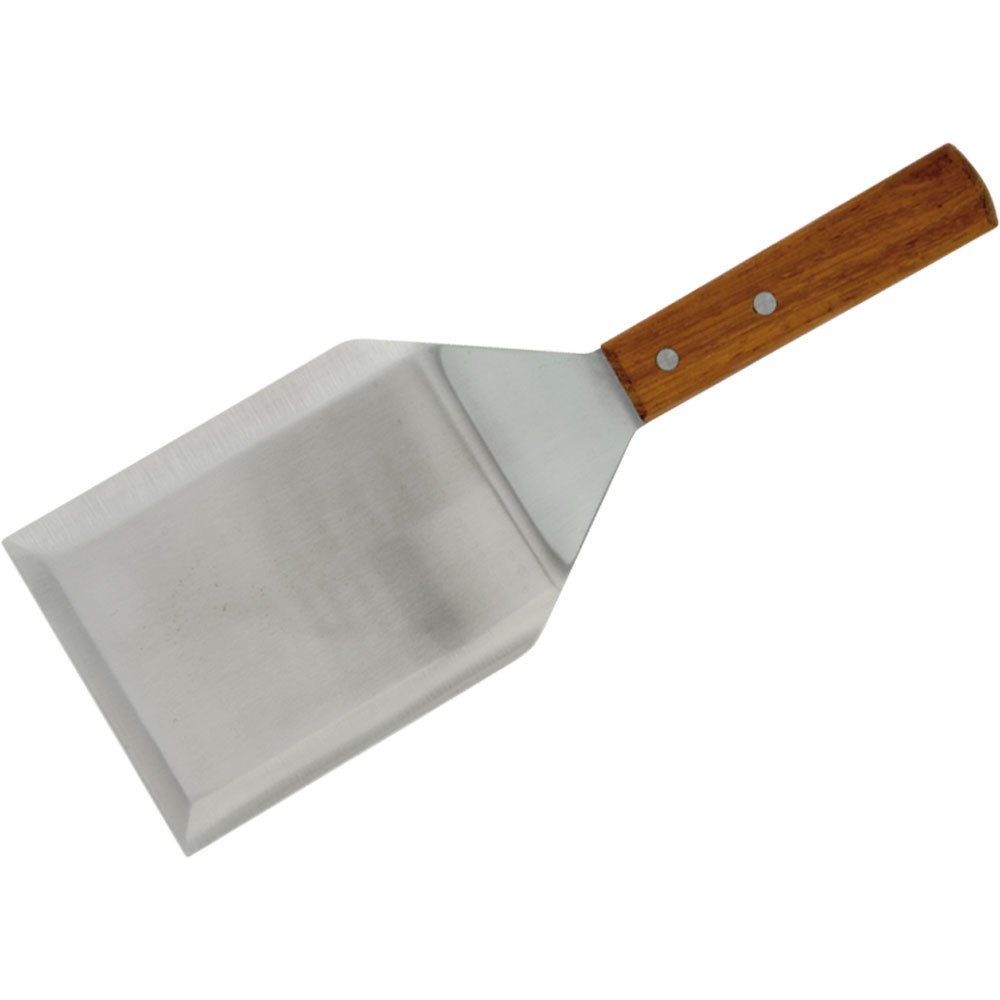 Illustration du produit: Spatule à viande Stalgast avec manche en bois, longueur de lame 14 cm