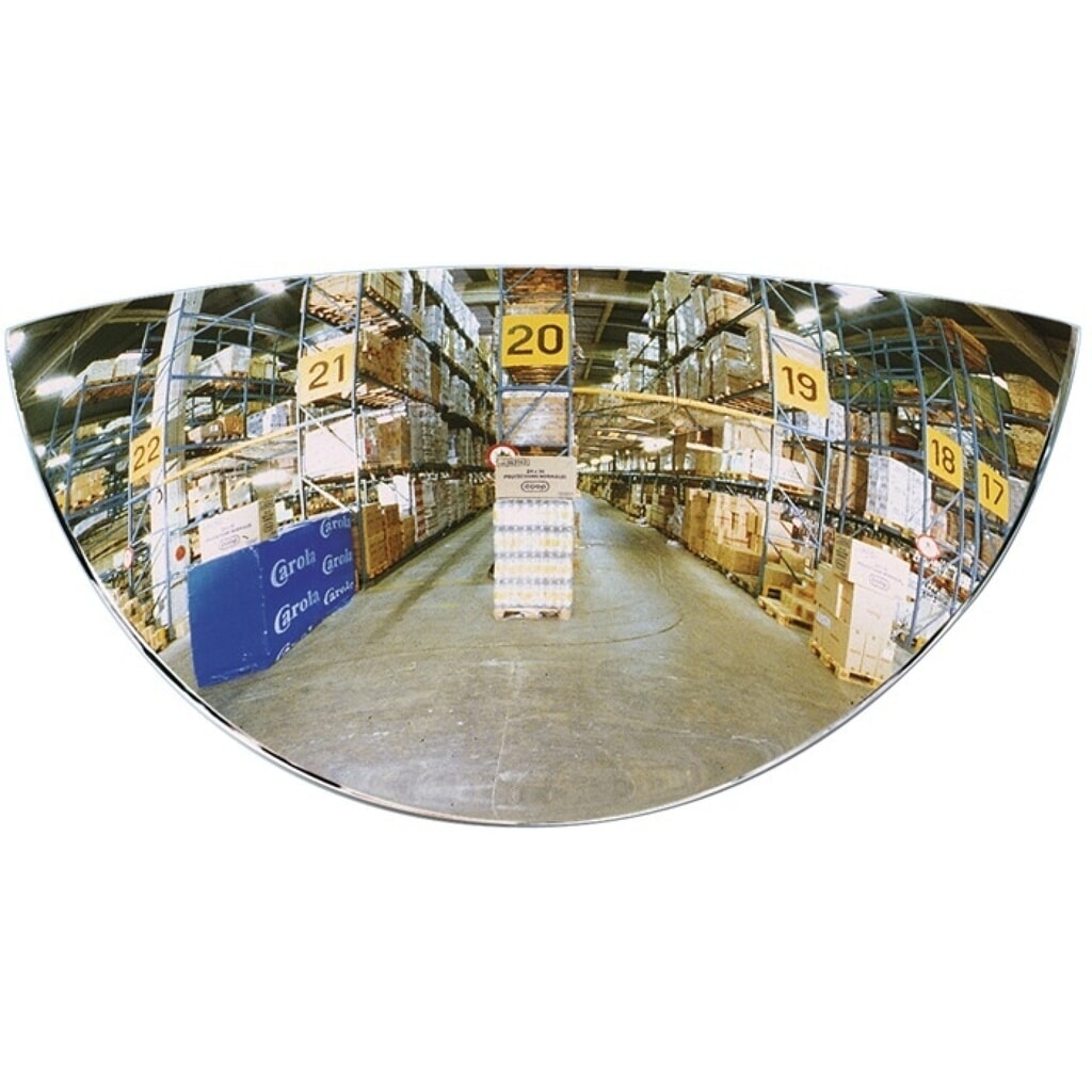 SPL Gabelstaplerspiegel, 180 Grad Sichtfeld, H128xB258mm, 1 m Produktabbildung: SPL Gabelstaplerspiegel, 180 Grad Sichtfeld, H128xB258mm, 1 m