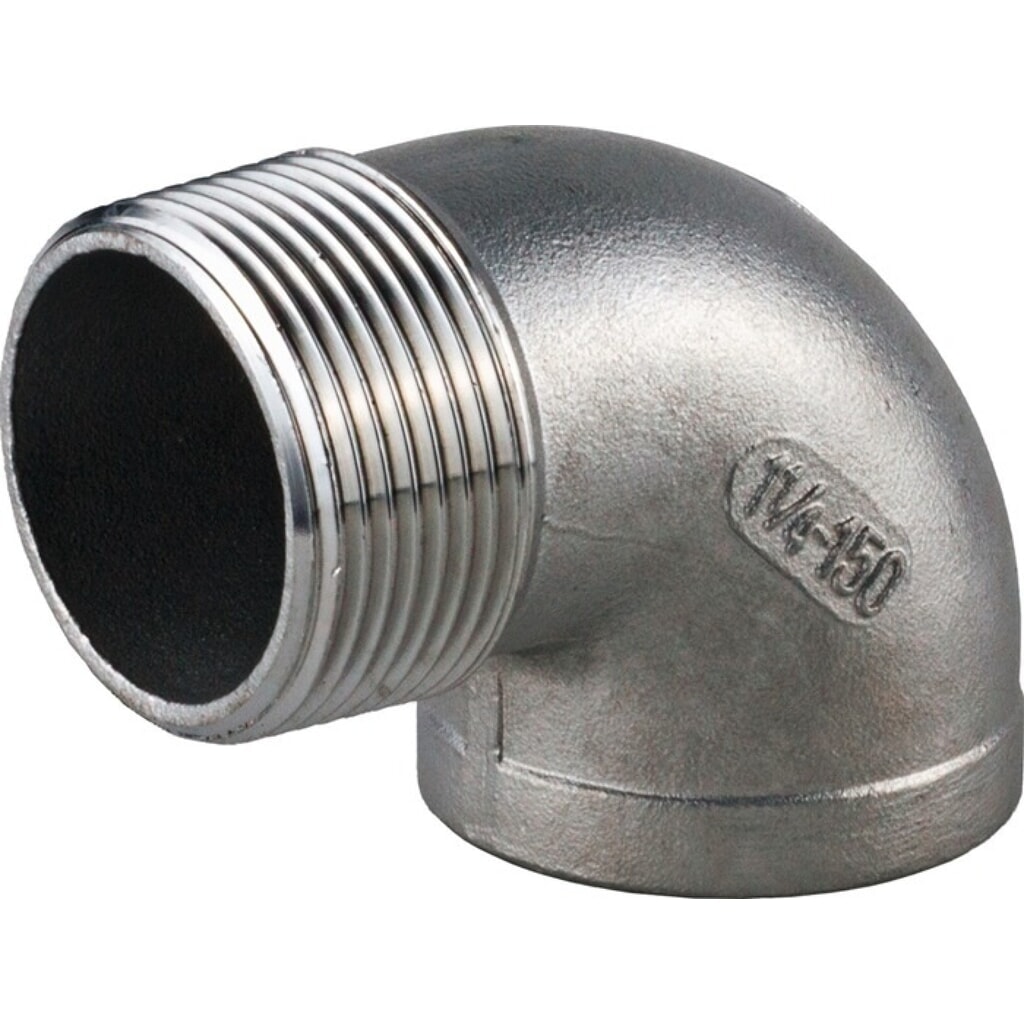 SPRINGER Gewindefitting 90° IG/AG, 304, NPS=1/2 ″ Produktabbildung: SPRINGER Gewindefitting 90° IG/AG, 304, NPS=1/2 ″