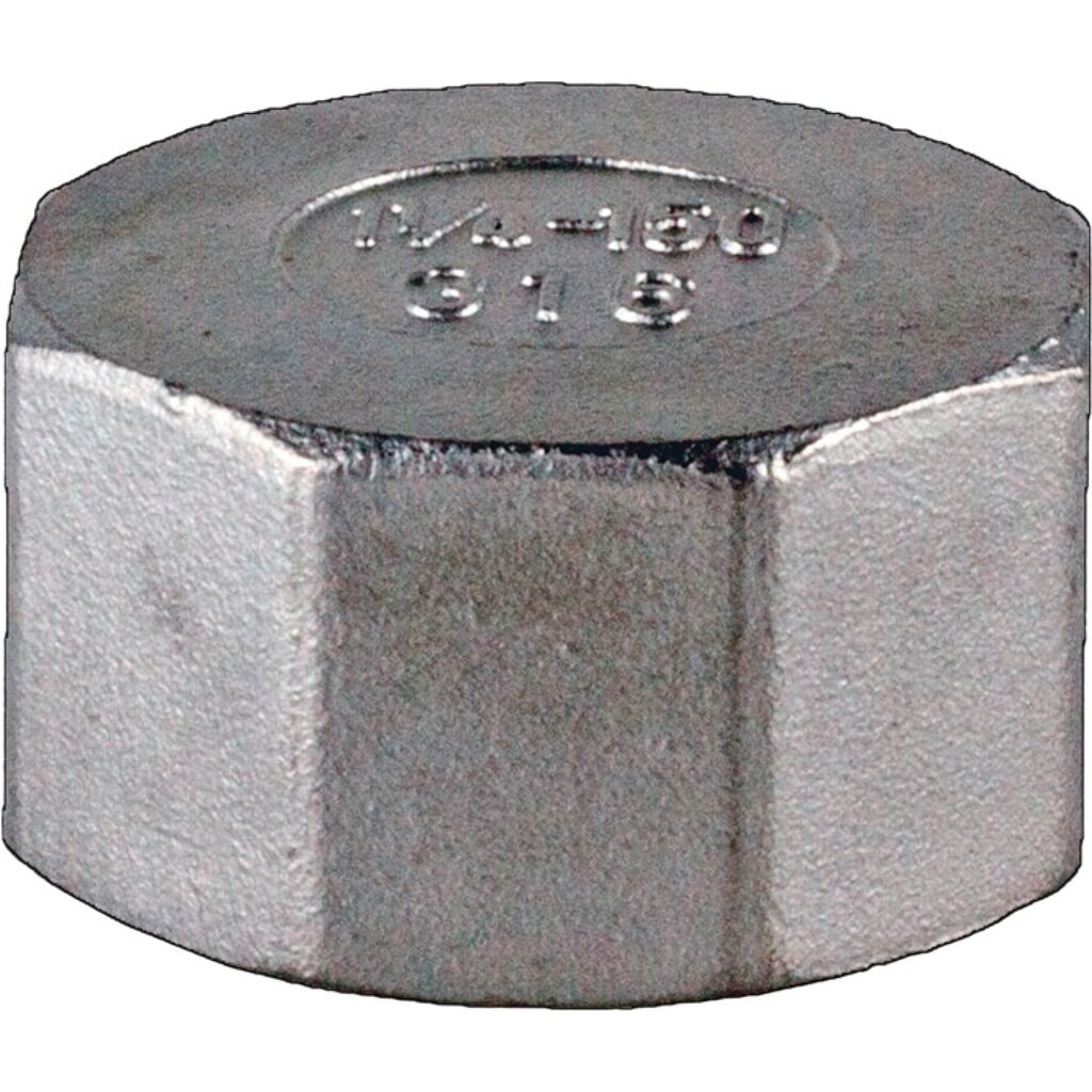 Produktabbildung: SPRINGER Kappe EN 10226-1, 326, 8-kant, NPS=1 ″, L 22 mm