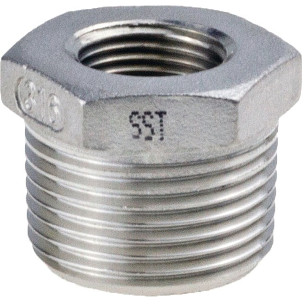 SPRINGER Reduzierstück, 325, 8-kant, NPS=1 1/4 ″ NPS2 1 ″, L 27,5 mm Produktabbildung: SPRINGER Reduzierstück, 325, 8-kant, NPS=1 1/4 ″ NPS2 1 ″, L 27,5 mm