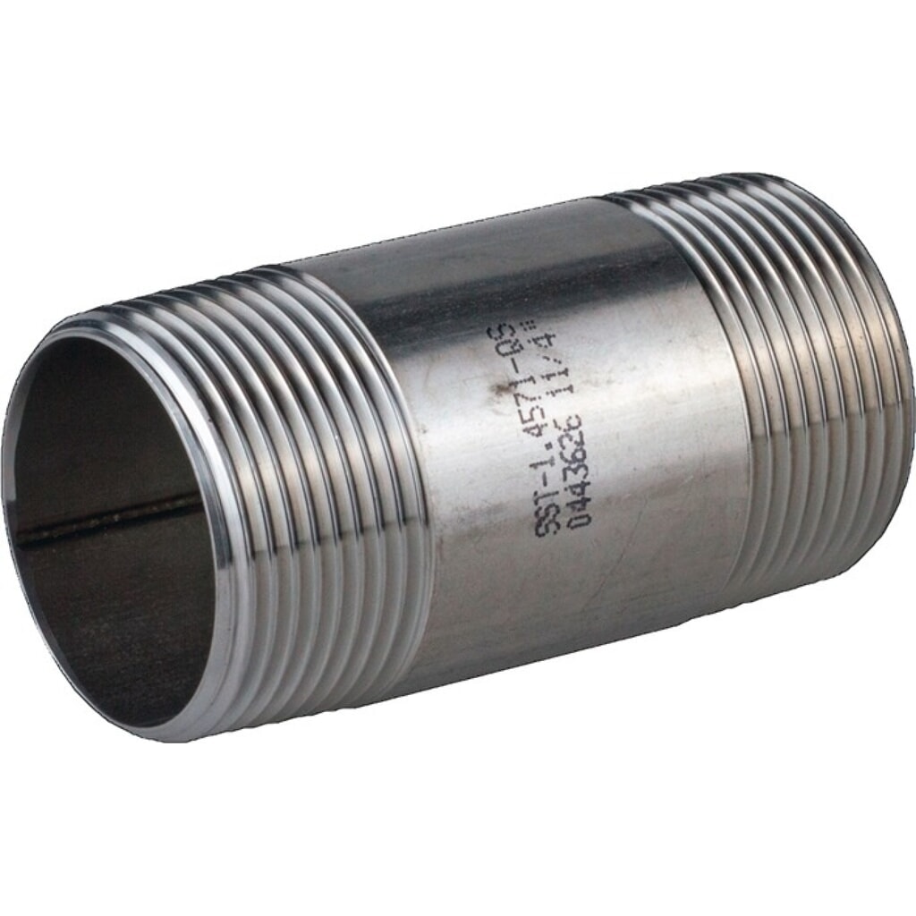 SPRINGER Rohrdoppelnippel EN 10226-1, 31004, NPS=2 ″, L 100 mm Produktabbildung: SPRINGER Rohrdoppelnippel EN 10226-1, 31004, NPS=2 ″, L 100 mm