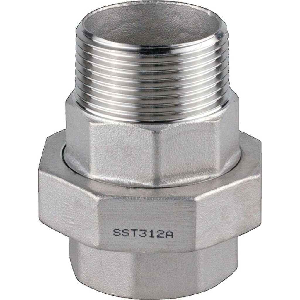 Produktabbildung: SPRINGER Verschraubung EN 10226-1, 312A, konisch dichtend, NPS=3/4 ″, L 57 mm L1=14 mm L2=17 mm