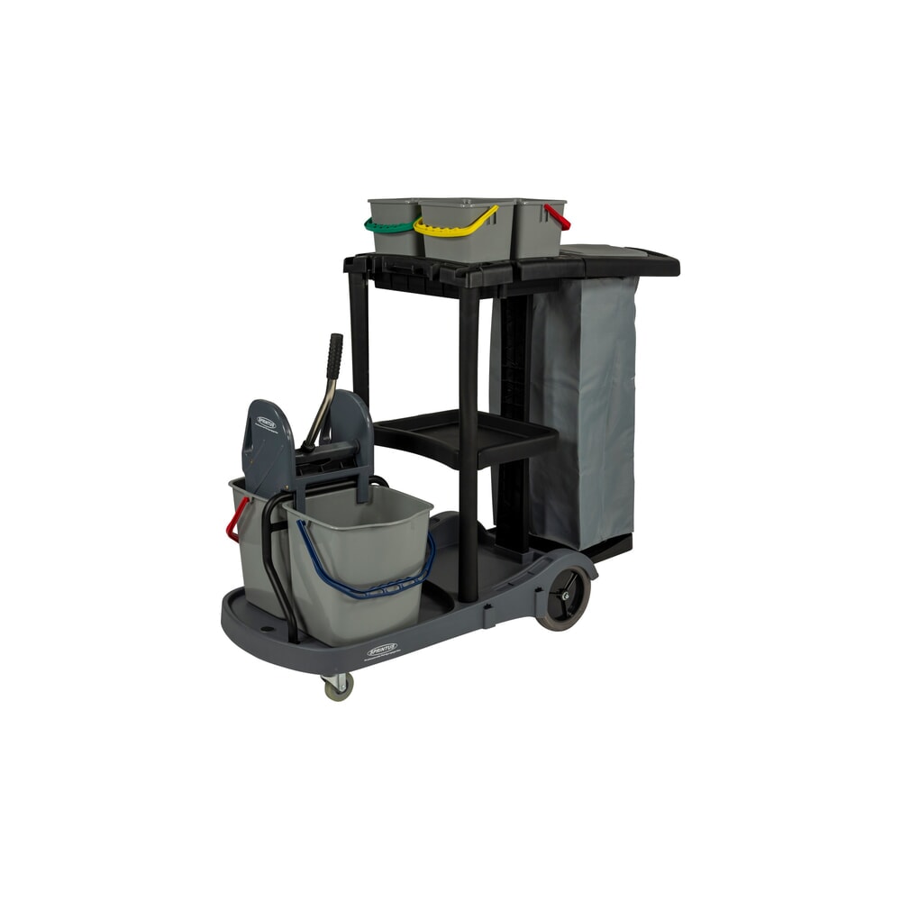 Immagine del prodotto n. 4: SPRiNTUS Carrello di servizio, secchio 2x 17 litri + 4x 4 litri