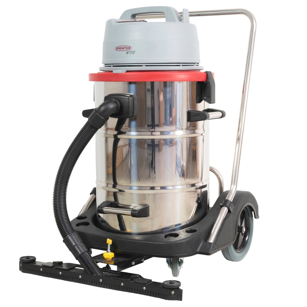 Produktabbildung: SPRiNTUS Nass-Trockensauger, N 77/3 E, 3 schaltbare Turbinen, 77 Liter Behältervolumen