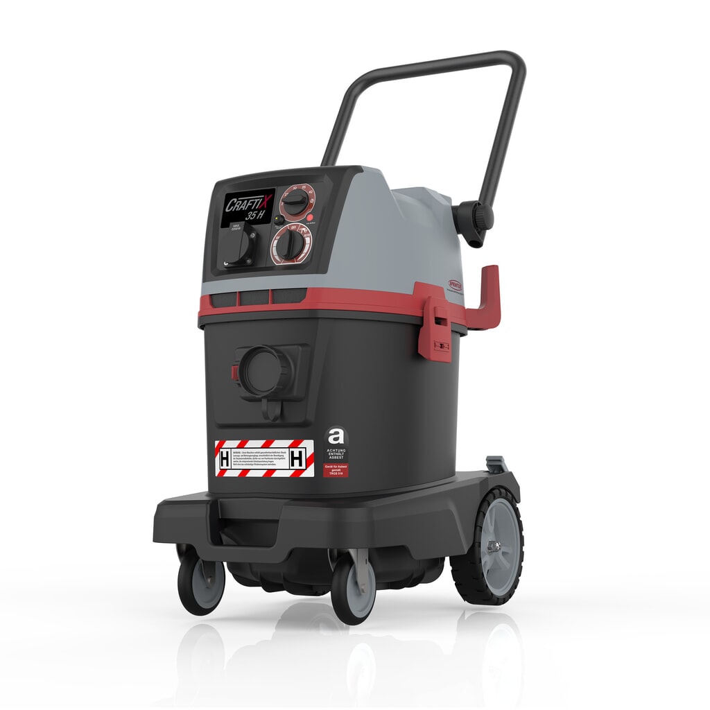 Produktabbildung: SPRiNTUS Sicherheitssauger CraftiX, 1.200 W, für gefährliche Stäube, Behälter 35 l, Staubklasse H