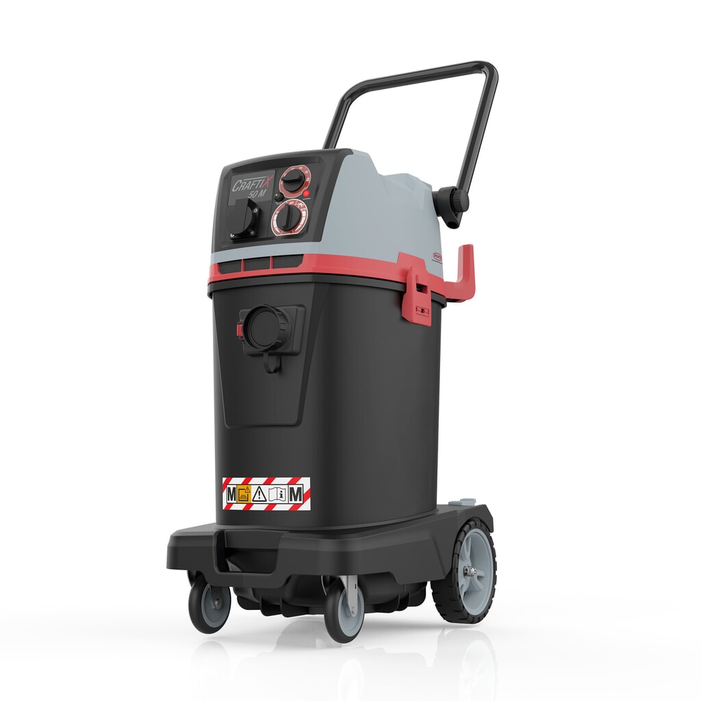 Produktabbildung: SPRiNTUS Sicherheitssauger CraftiX, 1.200 W, für gefährliche Stäube, Behälter 50 l, Staubklasse M