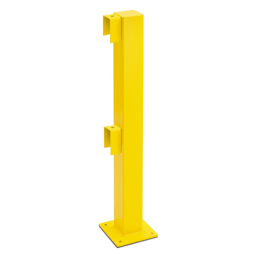 Product afbeelding: Veiligheidshek, buiten, begin-/eindpaal, hoogte 1.000 mm