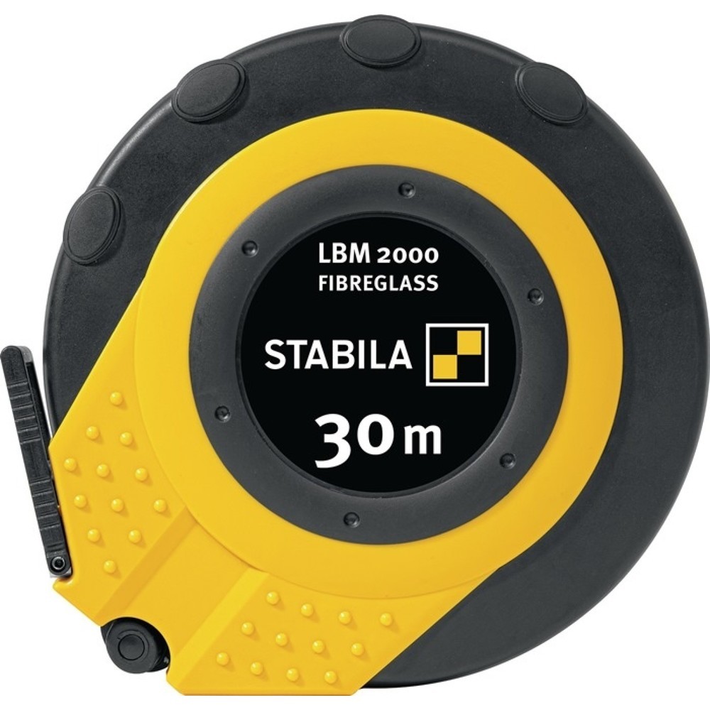 Produktabbildung Nr. 1: Stabila Kapselbandmaß LBM 2000 FIBREGLASS, Länge 30 m Bandbreite 13 mm, cm EG III Glasfaserband