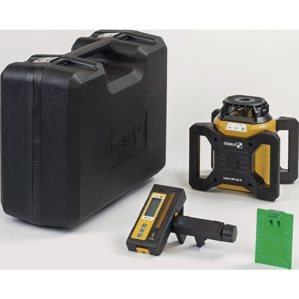 Produktabbildung Nr. 2: Stabila Rotationslaserset LAR 160 G, 600 m, 4-teilig