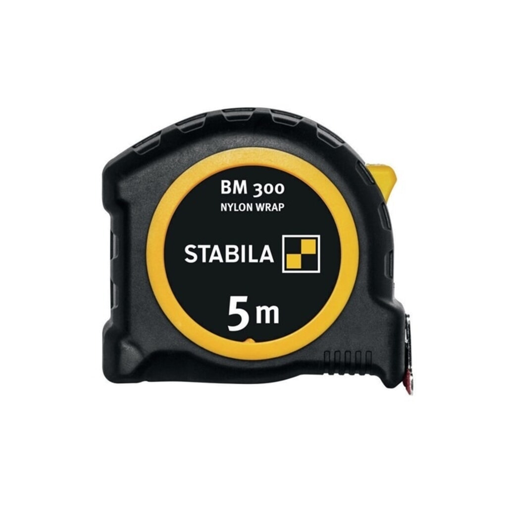 Stabila Taschenrollbandmaß BM 300, Länge 5 m Breite 27 mm mm/mm, EG II PC-ABS / TPE EASY-CLIP Produktabbildung Nr. 2: Stabila Taschenrollbandmaß BM 300, Länge 5 m Breite 27 mm mm/mm, EG II PC-ABS / TPE EASY-CLIP